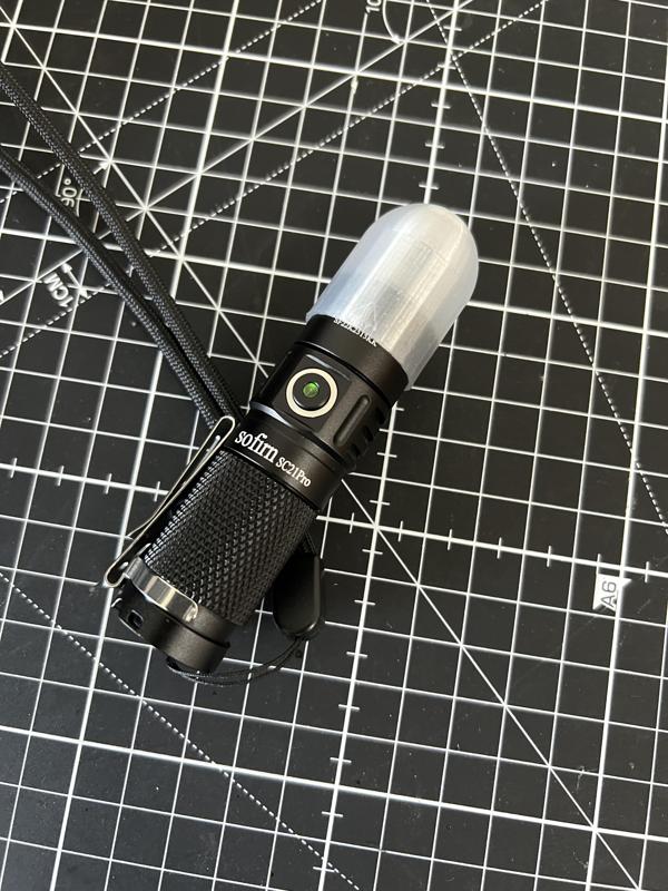 Sofirn SC21Pro Torch / Taschenlampe Diffusor / Diffuser