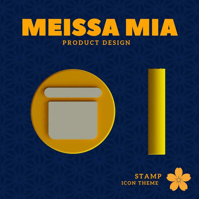 Box Archive Icon Stamp – Digital 3D Print File for Stationerycore & Organized DIY Projects