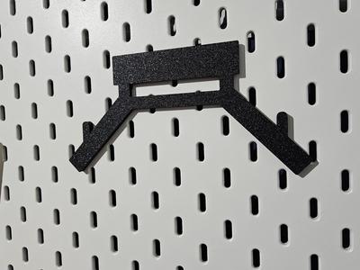 Display Case Pegboard / Skadis Adapter & Mount