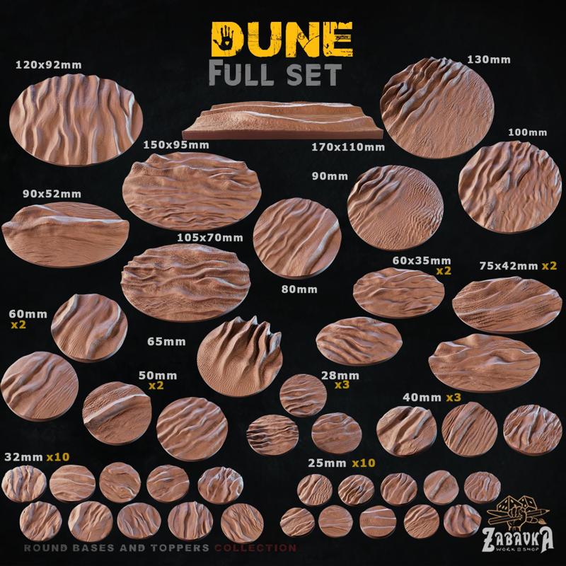 Dune - Bases & Toppers (Full Set)