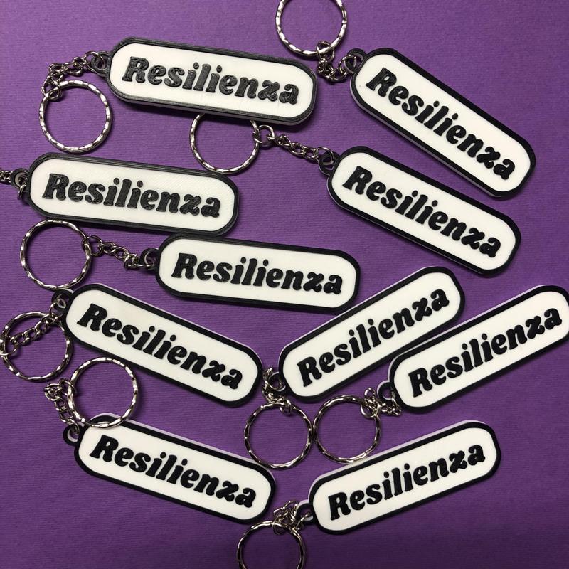 RESILIENCE KEYCHAIN / KEYCHAIN / PORTACHVI RESILIENZA