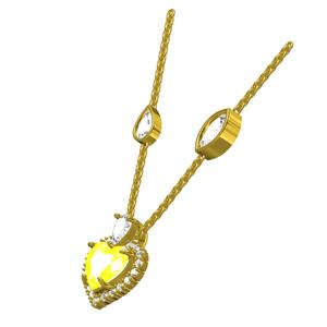 Heart Diamond Pendant