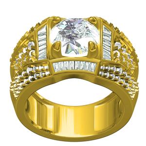 Antique Vintage Style Cocktail Ring for Men
