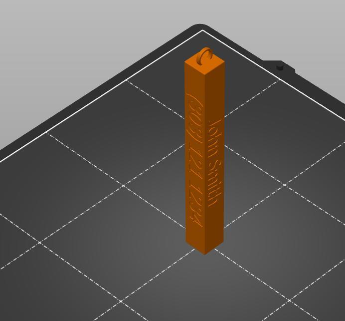 Customizable keychain