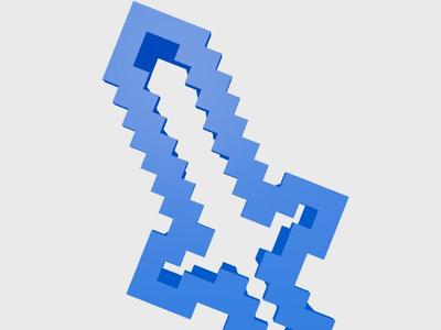 Minecraft Sward Cookie Cutter