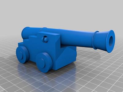 RPI Engineering Processes Cannon 3D Printable