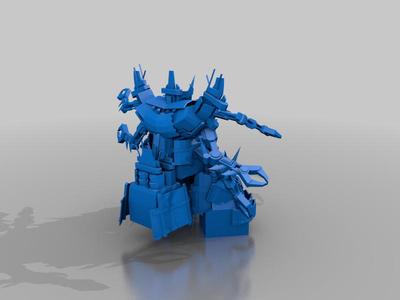 battleship - bfg - orks ship exploded