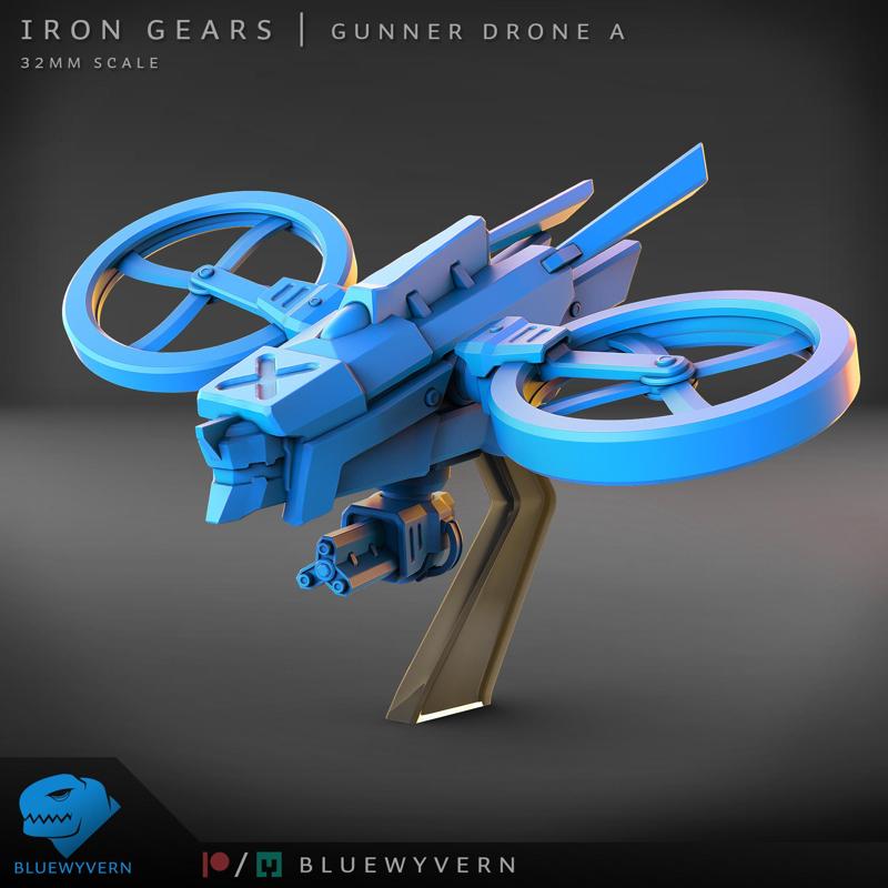 Iron Gears - Gunner Drone A