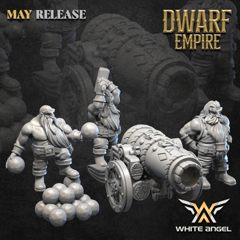 IRON DWARF CANNON - DWARF EMPIRE (MAY 2024 RELEASE)