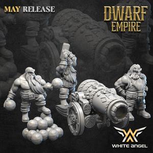 IRON DWARF CANNON - DWARF EMPIRE (MAY 2024 RELEASE)