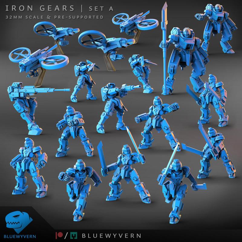 Iron Gears - Complete Set A (Modular)