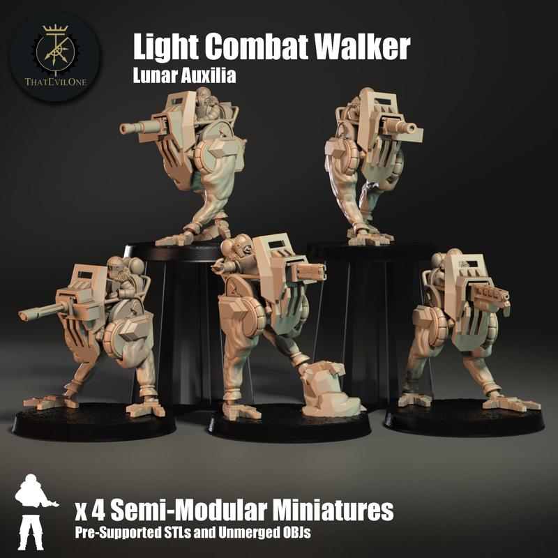 Lunar Auxilia Light Combat Walkers - Presupported