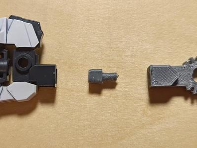 Gunpla RG to 3mm Peg