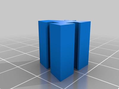 Fischertechnik Customizable Angled Block With Three Attachments