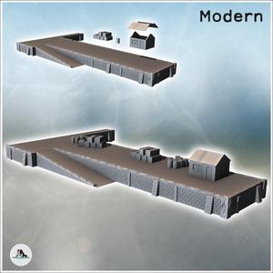 Industrial loading dock with access ramp and annex building (5) - Cold Era Modern Warfare Conflict World War 3 RPG  Post-apo WW3 WWIII