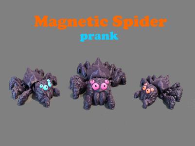 Articulated Magnetic Jumping Spider