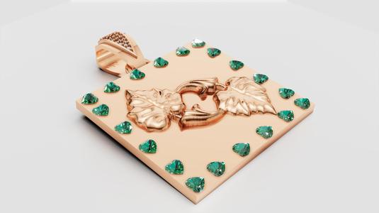 SQUAR PENDANT  3d printable model