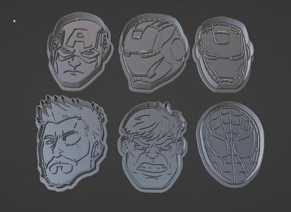 Marvel Cookie Cutters