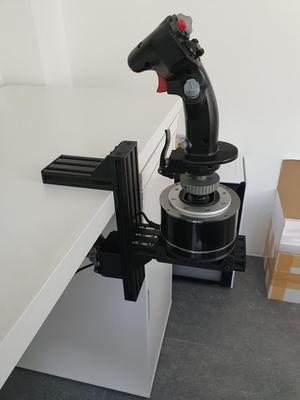 Thrustmaster Hotas Warthog Flight Stick & TWCS table mount
