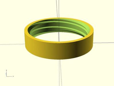 thread generator for bottle/canister projects