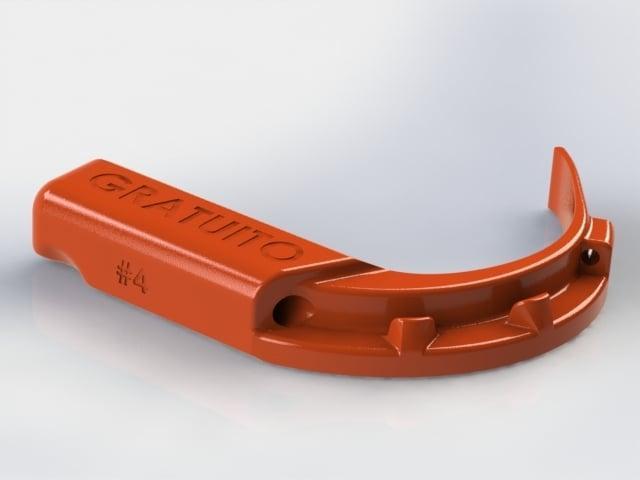 Video laryngoscope blades number 1, 2, 3 and 4