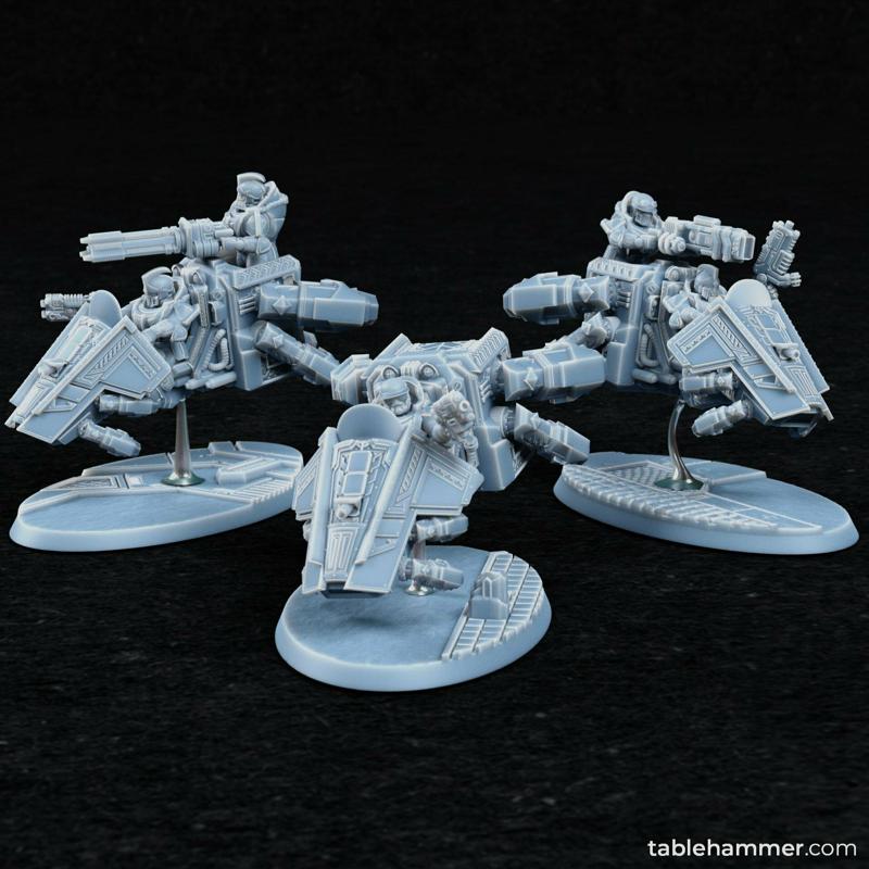 "Spearhead Cavalry" – Space dwarf bikers of the "Federation of Tyr"