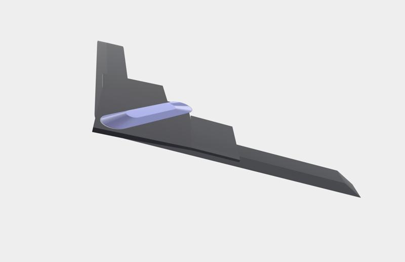 low poly  b2 bomber
