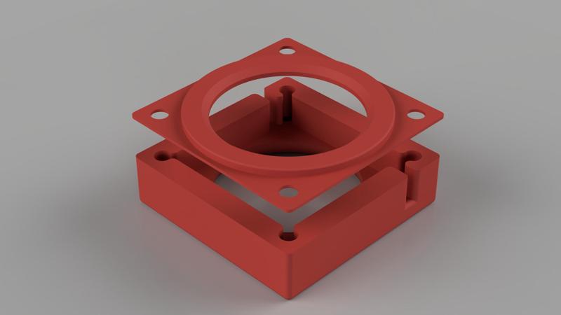 30x30x7 Fan Adapter for Squirrelbrains Raspberry Pi 4 Case