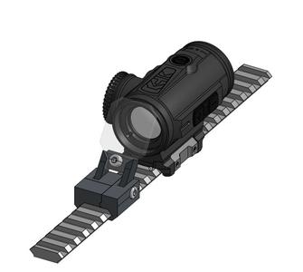 Airsoft Universal Adjustable Optic Shield (experimental)