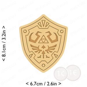 Hylian Shield Cookie Cutter - Skyward Sword / Breath Of The Wild