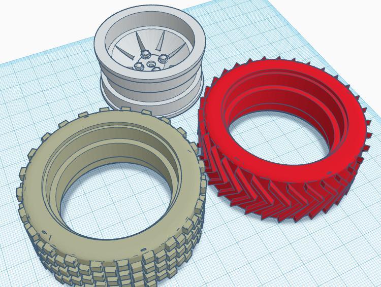 wpl off road wheels studded tire