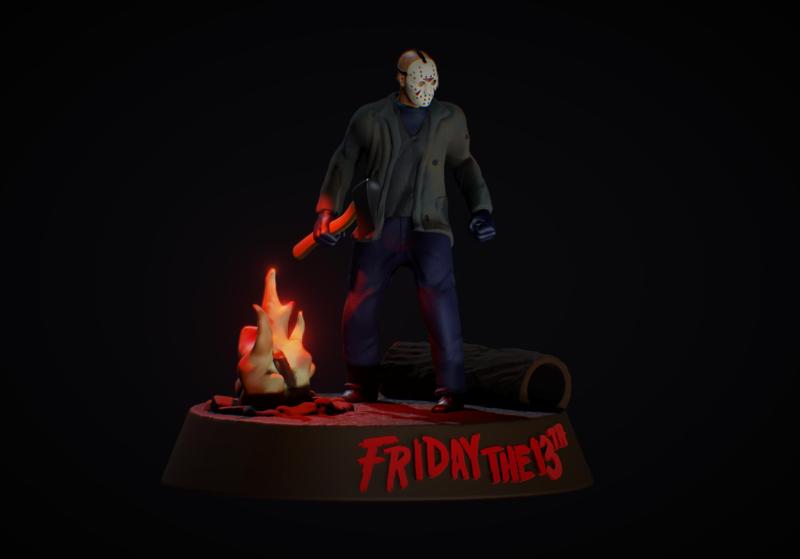 Jason Voorhees Friday the 13th Diorama