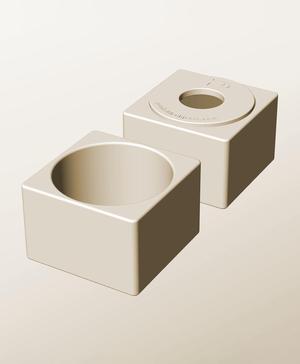 CS96-70-P Pierced container modular stackable module bin box