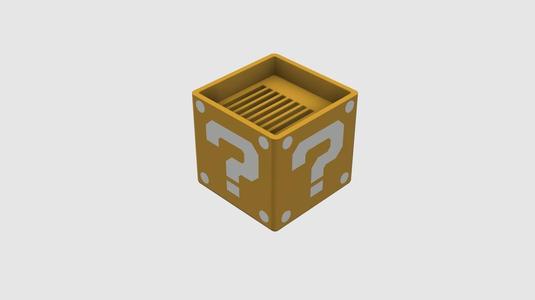 Mario Block - SD Card Holder