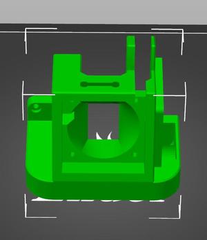 g sensor mount for satsana fan duct