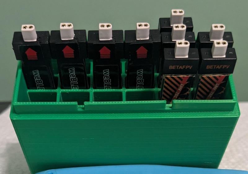 1S 300mAh Whoop Battery Box- 24 Slots