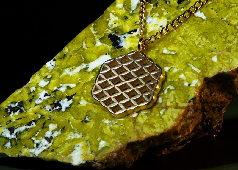Flower of life squared Pendant