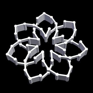 CYLINDER HEPTAFOIL KNOT 1