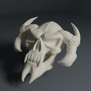 AI Skull Collection - Skull 7 wall mounted