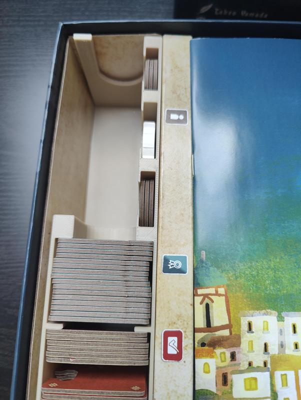 Amalfi Organizer adapted for sleeved cards