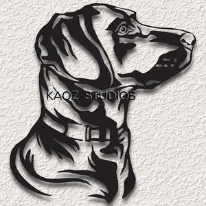 labrador wall art lab wall decor puppy dog decoration 2d animal