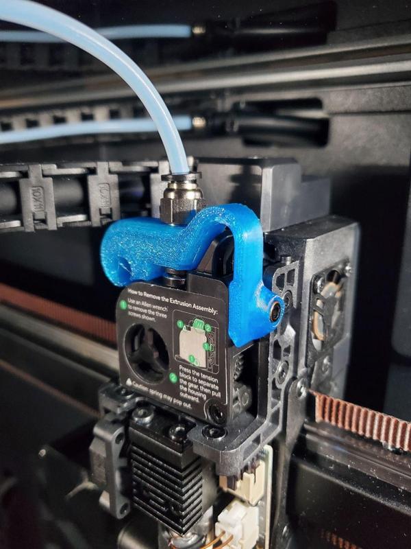 Bowden Tube Retainer for K2 Plus Extruder