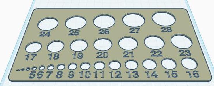 circle drawing stencil