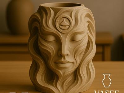 Subtle Vase Art flower pot for calm spaces