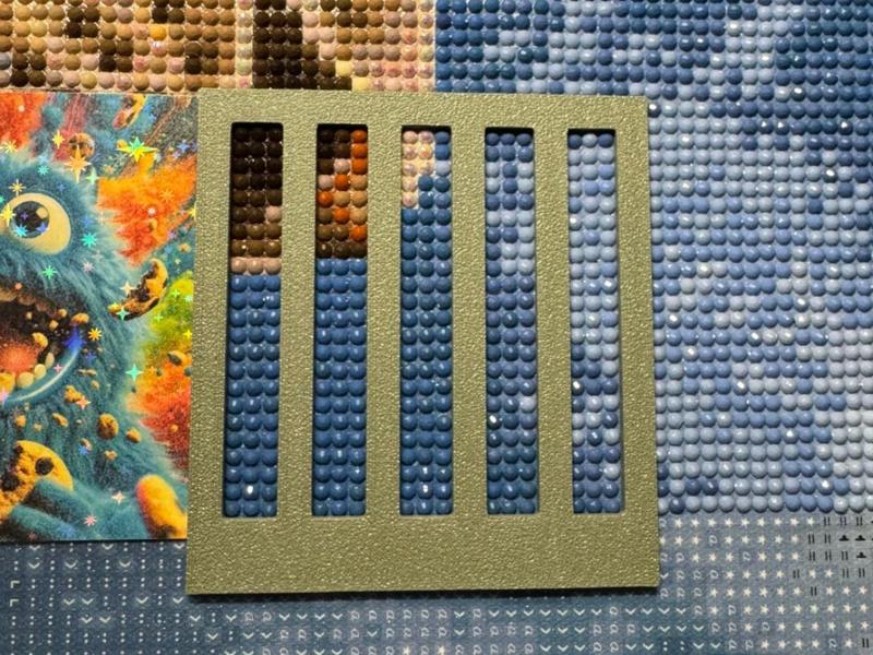 Diamond Painting Stencil for Round Stones