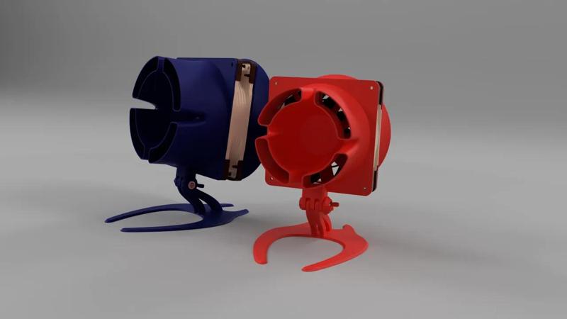 120mm/140mm Desk Fan (Updated)   