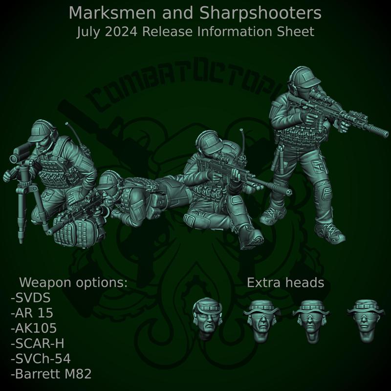 Patreon pack 35 - July 2024 - Marksmen and Sharpshooters