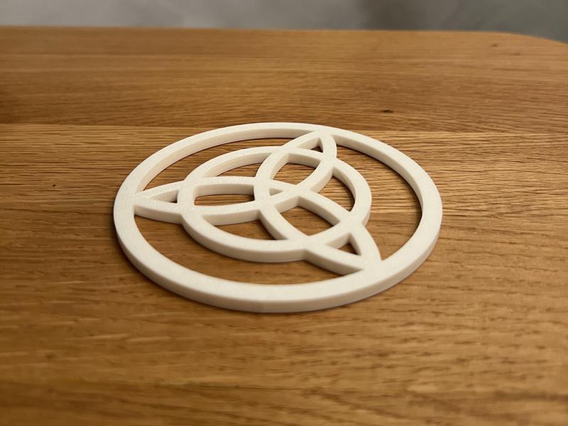 Celtic Knot Coaster - Triquetra