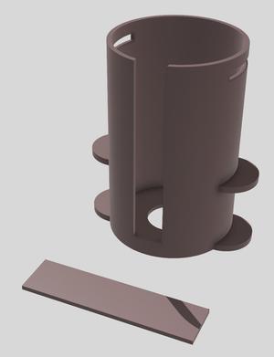Serum bottle holder