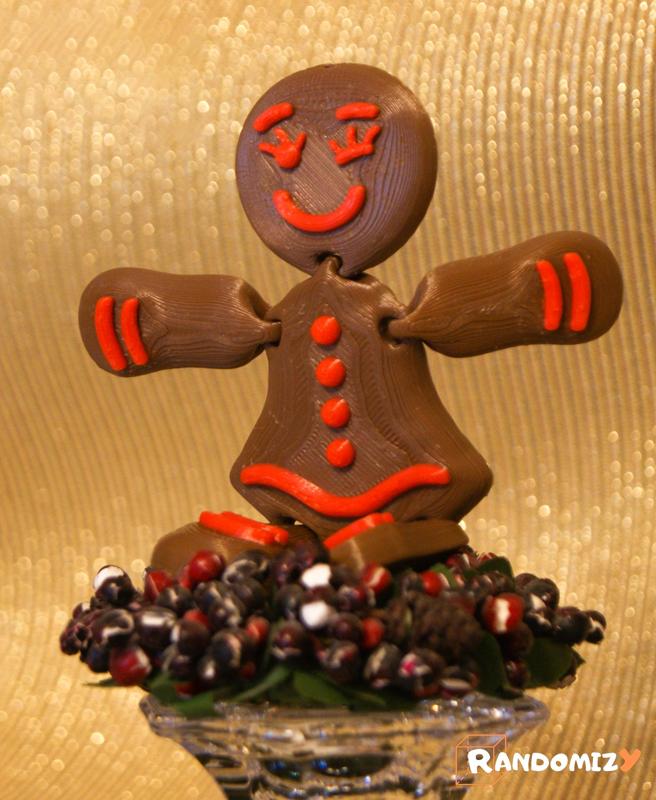 Flexi Gingerbread Woman.stl